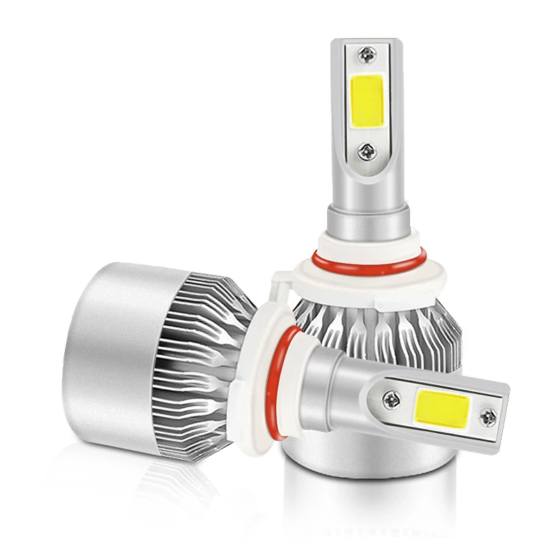 Sunmeg C6 светодиодные фары H7 LED H11 автомобильные лампы H4 H1 H3 9005 9006 881 Противотуманные 72