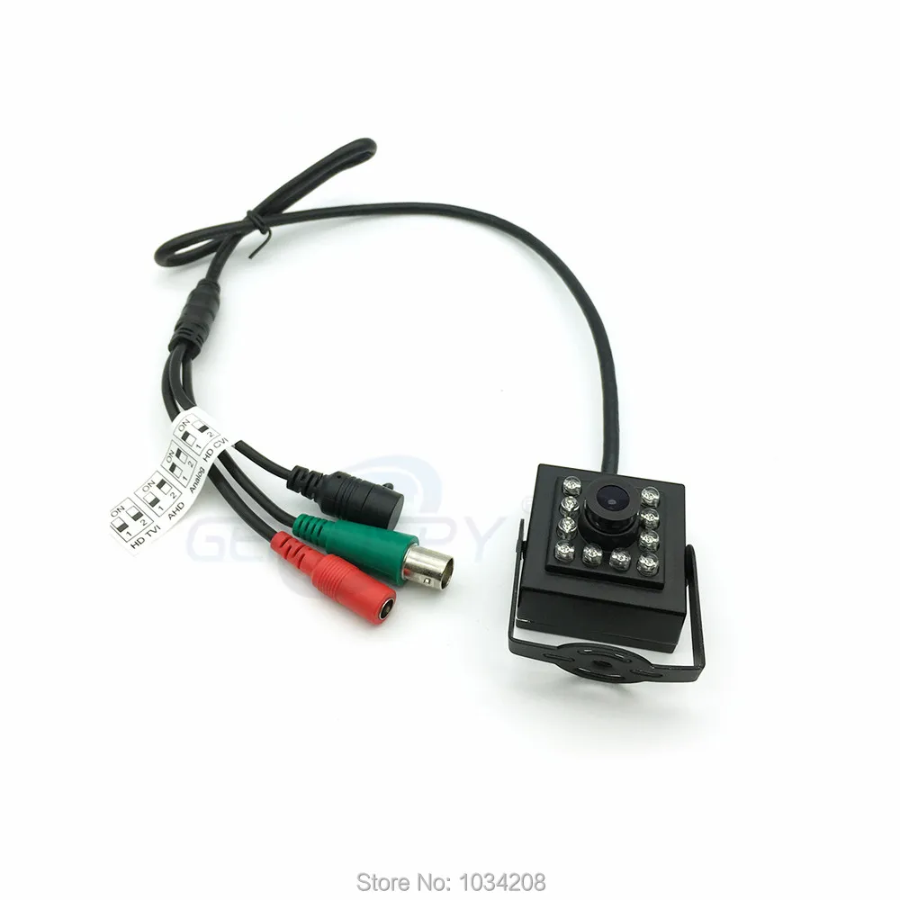 AHD HDTVI HDCVI CVBS 940NM Мини ИК CCTV Камера IR cut 4 в 1 HD 2MP внутренняя видео камера безопасности
