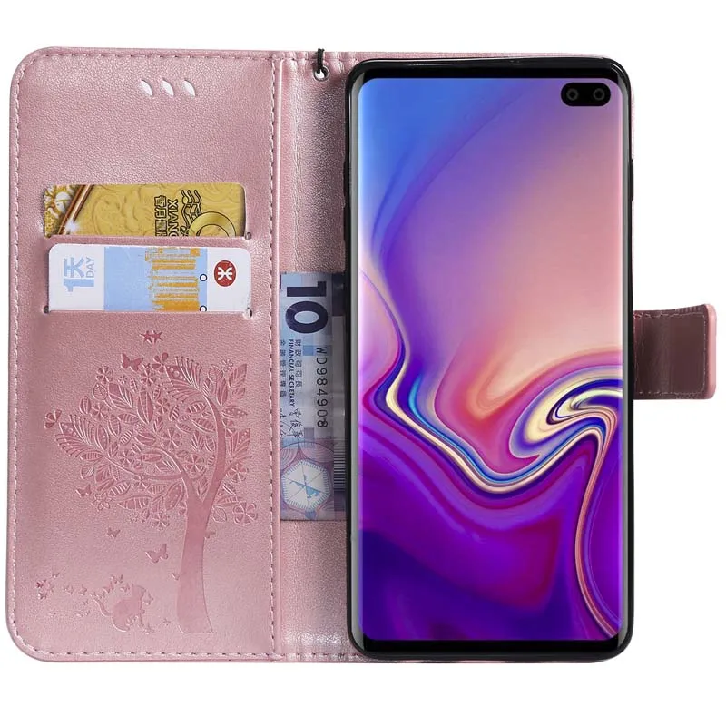 XSDTS Luxury Leather Wallet Case For Samsung Galaxy S10 Lite Plus SM G970F G973F G975F Flip Phone Cover Coque Capa | Мобильные