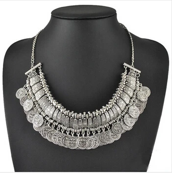 Женское винтажное ожерелье-чокер массивное с подвеской | Украшения и аксессуары