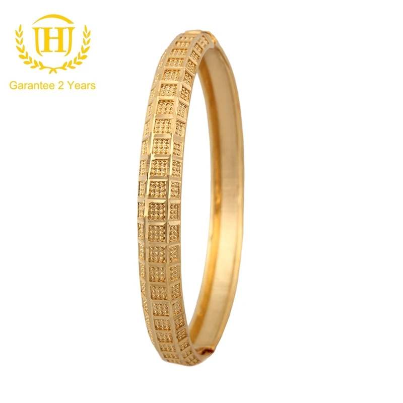 JH Модные золотые Цвет индийский кольцеобразный Браслет Геометрическая сетка