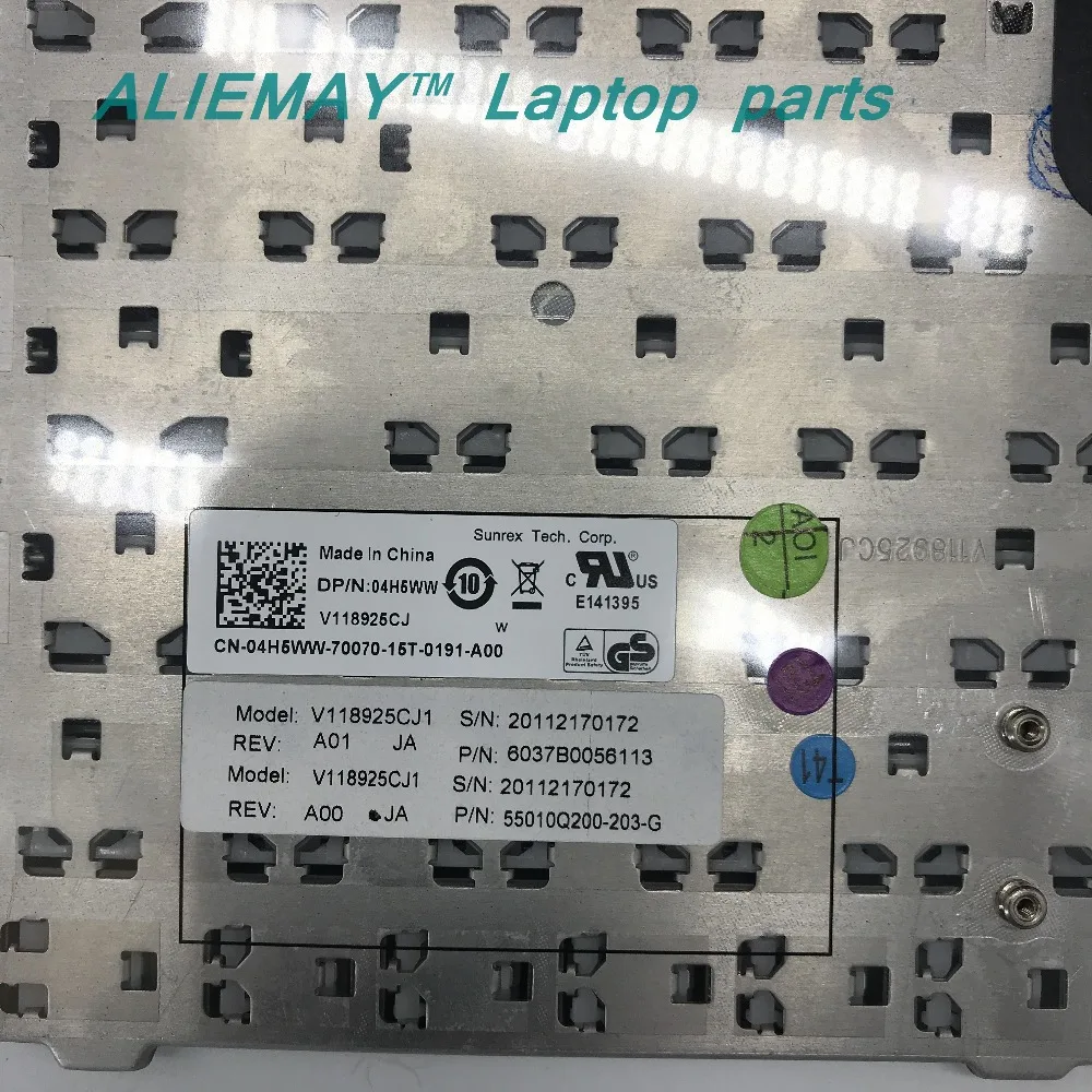 Японская Клавиатура для ноутбука JP DELL LATITUDE E6320 E6330 E6220 E6230 E6420 E6430 E6430S ноутбук WO