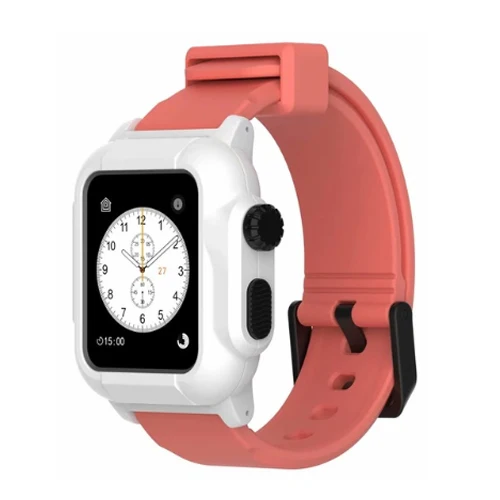 20 Военный водонепроницаемый чехол ремешок для Apple Watch band 42 мм Iwatch Series 3 2 спортивные часы с браслетом и защитным чехлом - Цвет ремешка: 20