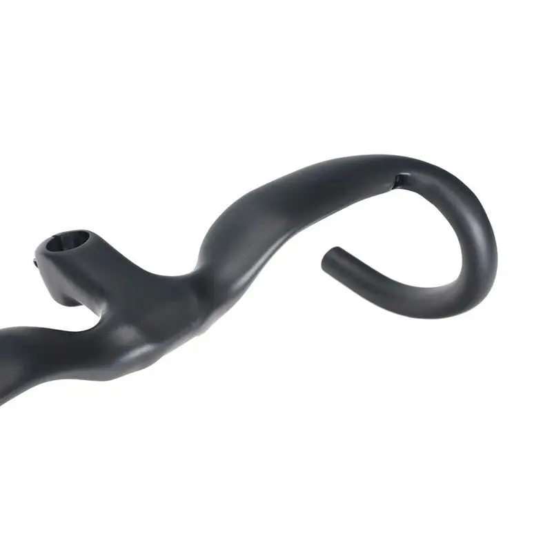 TOSEEK Интегрированный Дорожный велосипед руль со штоком углерода Рули для