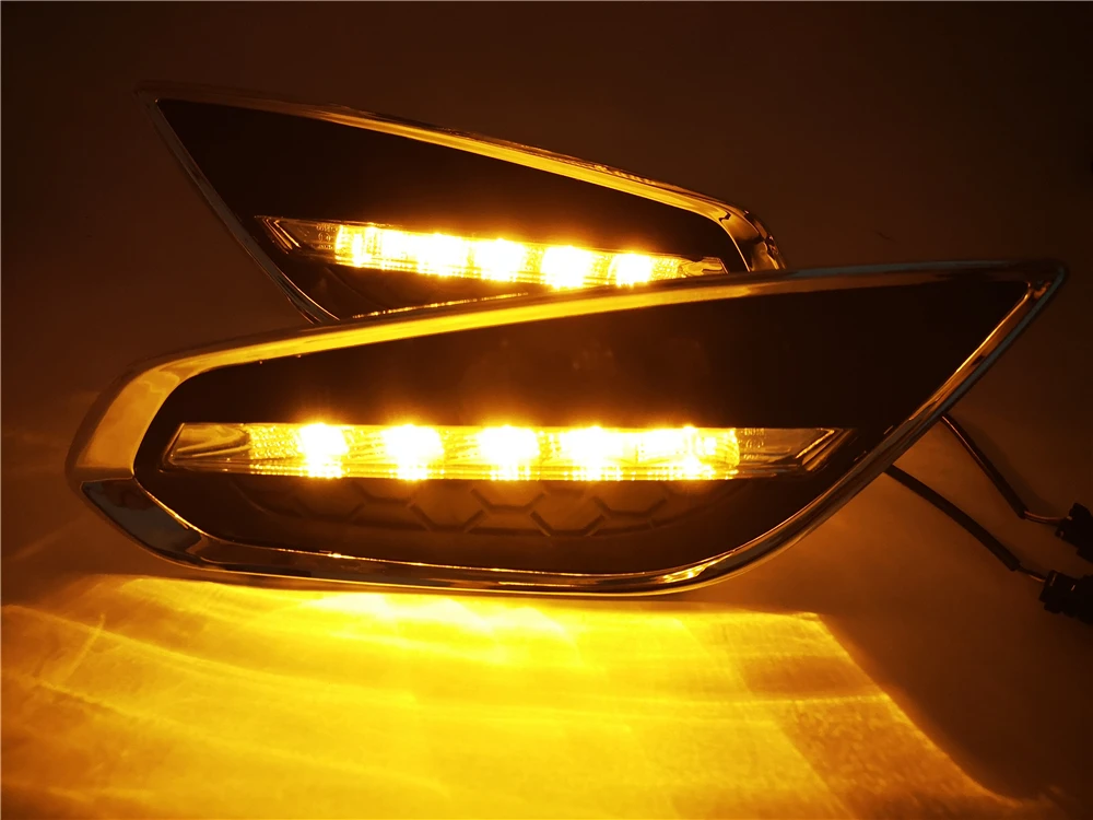 Автомобильная проблесковая 1 комплект DRL для Volvo S60 2009 2010 2011 2012 2013 светодиодный