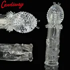 Презерватив для эрекции русалки, многоразовый прочный фаллоимитатор для импотенции, для точки G, порно-игрушки для мужчин