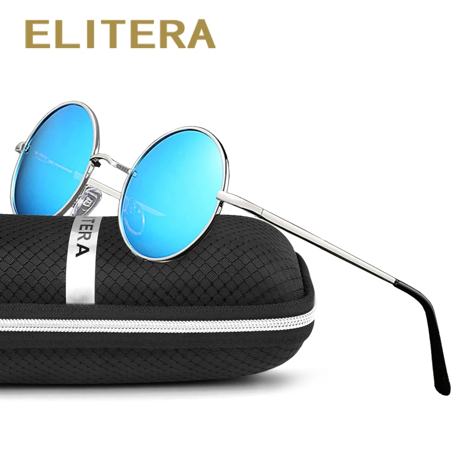 Круглые Солнцезащитные очки ELITERA для мужчин и женщин брендовые дизайнерские