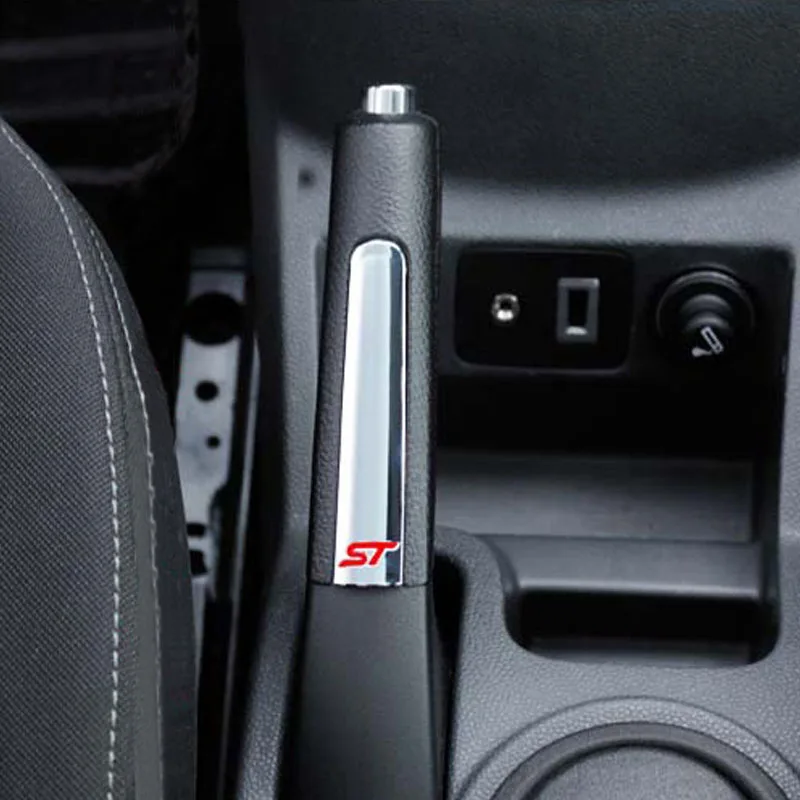 

My Good Car Chrome Handbrake Trim Hand Brake Cover Sticker for Ford New Fiesta MK7 2009-2017 Ecosport 2012-2017 Car Styling