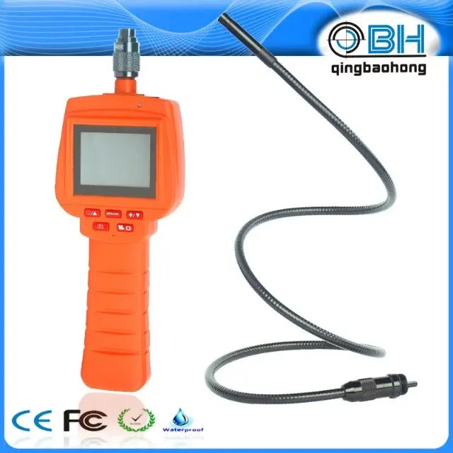 

17mm Rigid Cable Detechable 2.4 Inch AV Handheld Endoscope