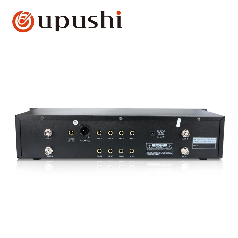 

oupushi HY318 8 Channel lapel microphone ,handheld mics with Gooseneck UHF PPL Wireless Conference Table Microphone