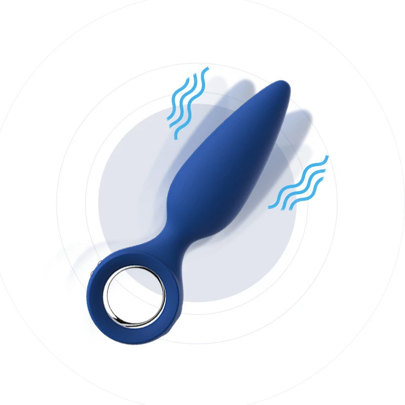 Анальная пробка унисекс массажер Анальный бусина с фиксатором тренажер