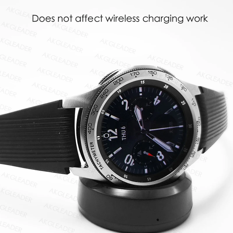 Умный чехол для часов кольцо samsung Galaxy Watch 46/42 мм драгоценный камень клеющаяся