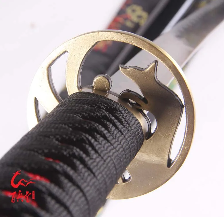 S0435 TOUKEN RANBU UCHIGATANA NAKIGITSUNE FOX FIRE NIHONTOU SWORD W/ BLACK SCABBARD 41&quot | Игрушки и хобби