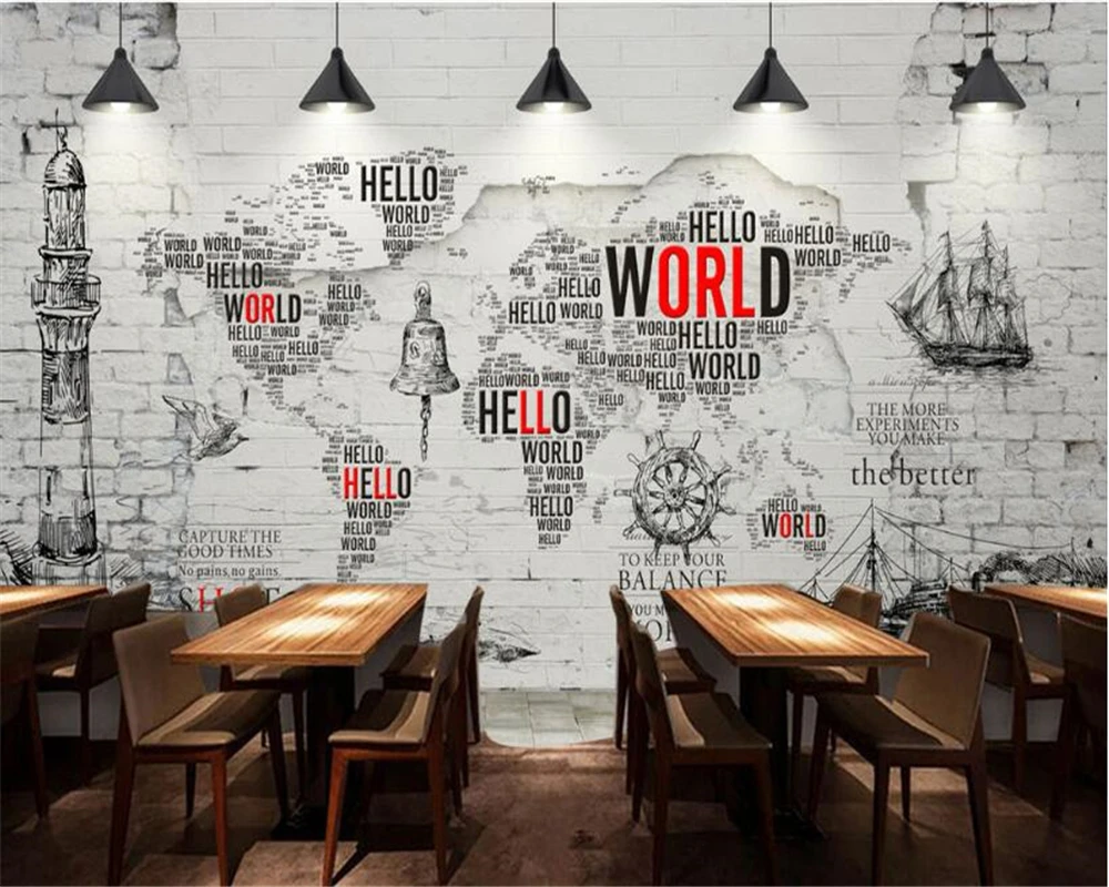 Современная классическая декоративная интерьерная настенная бумага в винтажном