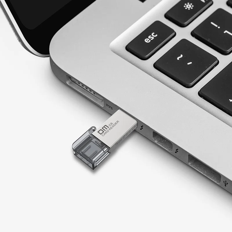 DM CR006 USB C кардридер Micro SD/TF Type мульти памяти для MacBook или смартфона с интерфейсом USB-C