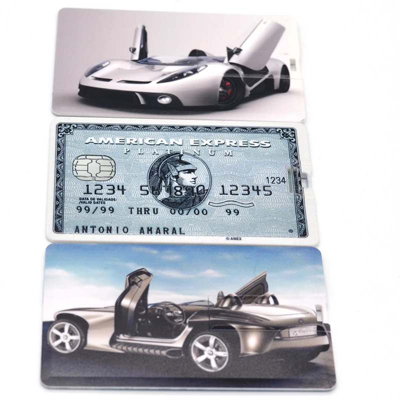 Wholesale 4GB 8GB 16GB 32GB 64GB Bank Credit Card Shape USB Flash Drive Pen Memory Stick Pendrive U Disk |