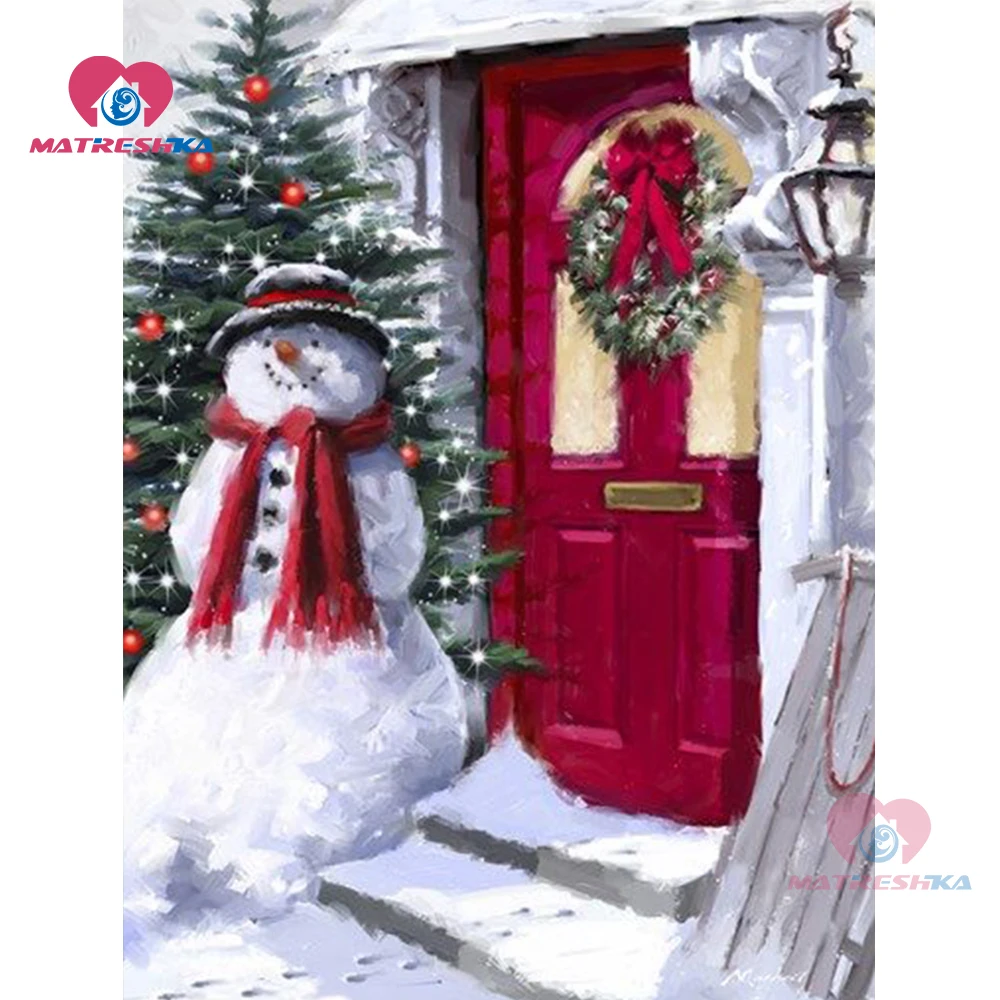 5d алмазная живопись камни в форме ромба рождественские украшения для дома