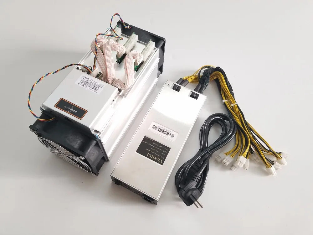 Бесплатная доставка новый Bitmain AntMiner V9 4TH/S Биткоин BCC BCH BTC Майнер (с блоком питания)