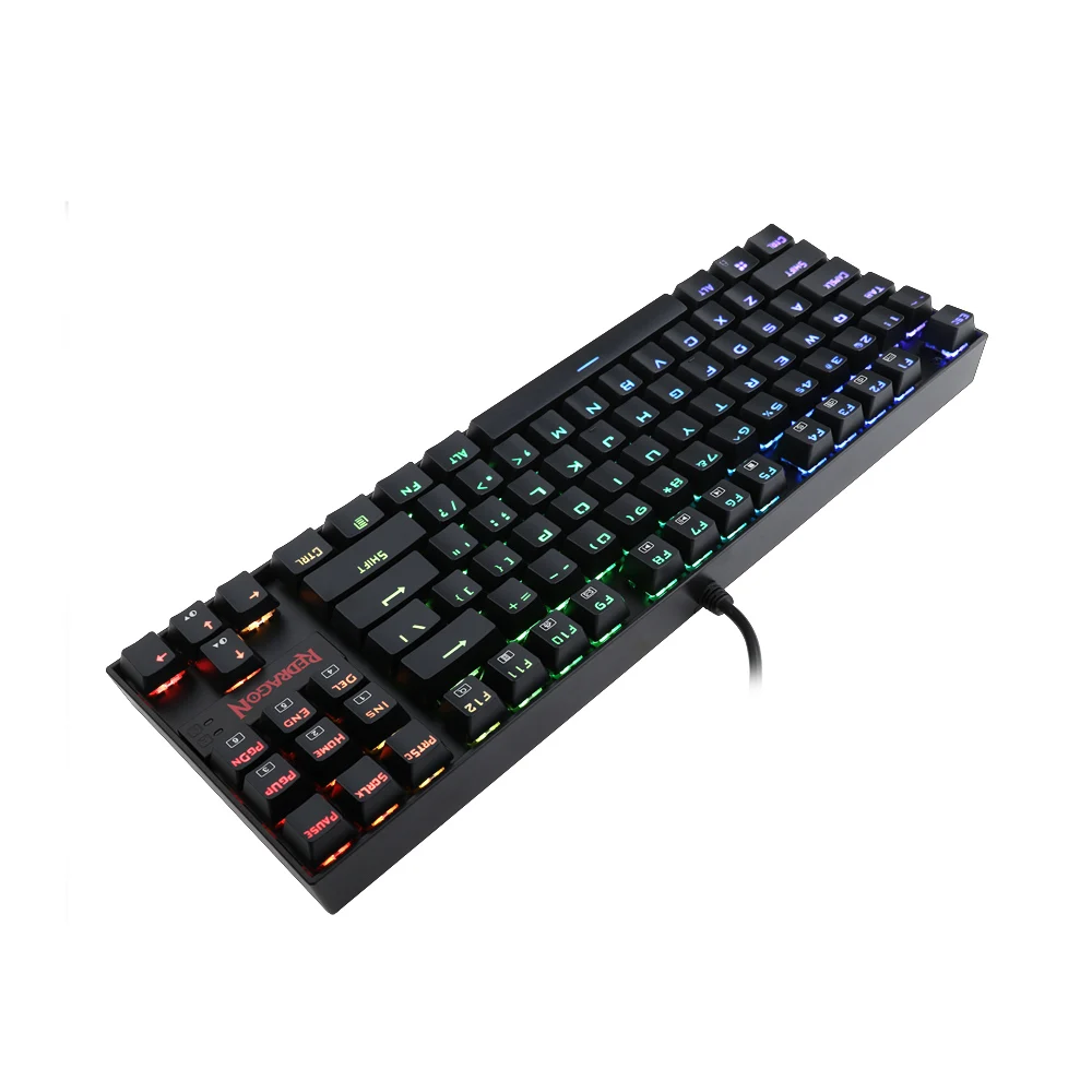 Игровая клавиатура Redragon K552 механическая 87 клавиш со светодиодной RGB подсветкой