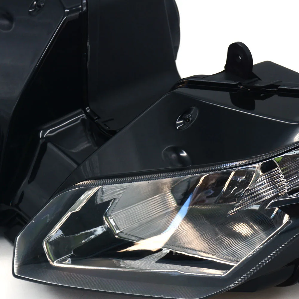 Мотоциклетные черные передние фары головные фонари лампы в сборе для KAWASAKI NINJA300