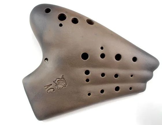 Alto C ocarina AC цветная флейта Три трубки инфильтрация углерод горение