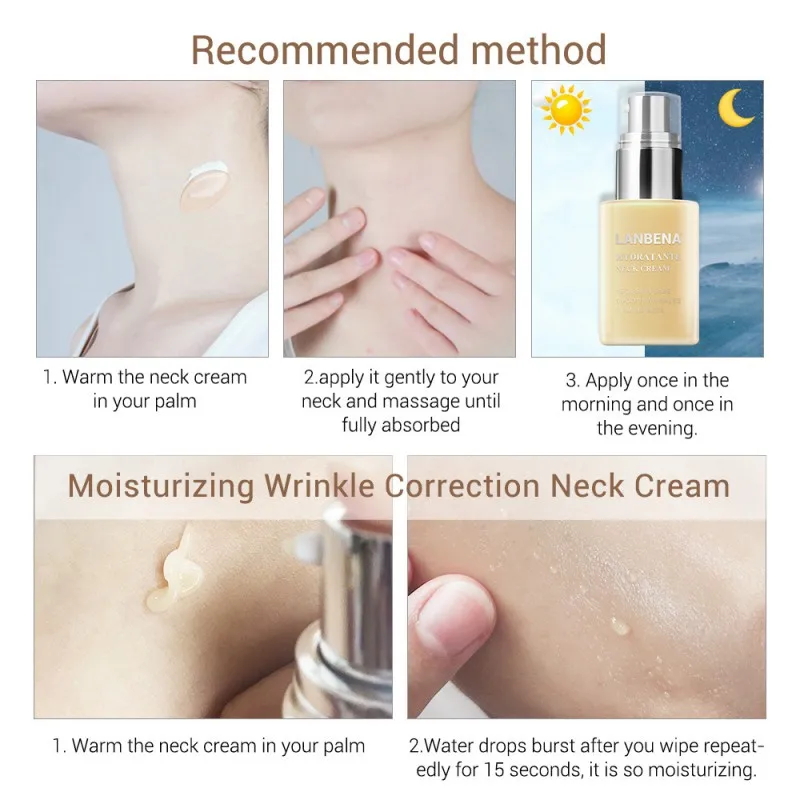 Hydrating Neck Care Cream Mask Anti Wrinkle Firming Moisturizing Reduce Fine Lines Relieving Beauty Skin | Красота и здоровье