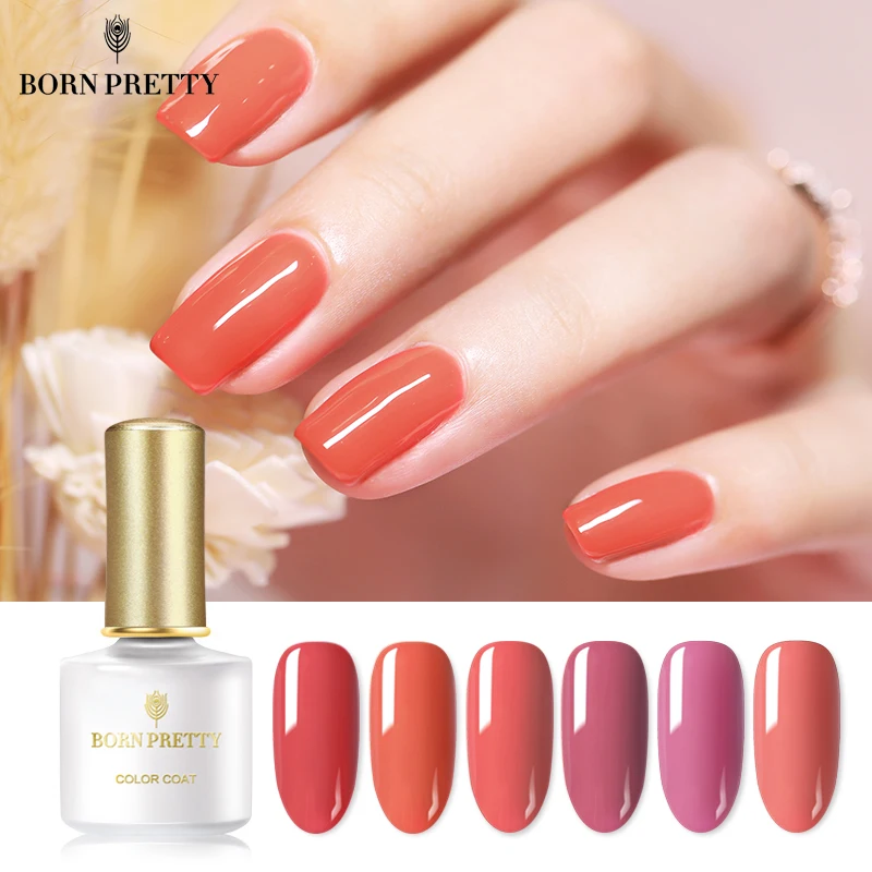 Гель-лак BORN PRETTY кораллового и красного цветов УФ-Гель-лак для ногтей дизайн |