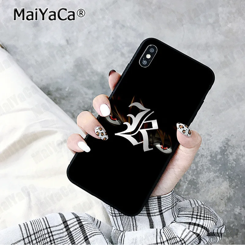 Чехол для мобильного телефона MaiYaCa аниме смерти Apple iphone 11 pro 8 7 66S Plus X XS MAX 5S SE