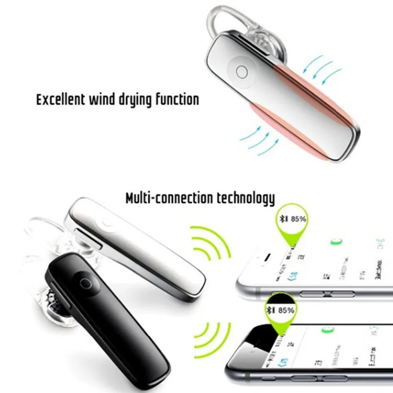 Гарнитура Handfree M165 регулируемая Беспроводная Bluetooth 4 0 спортивные наушники для