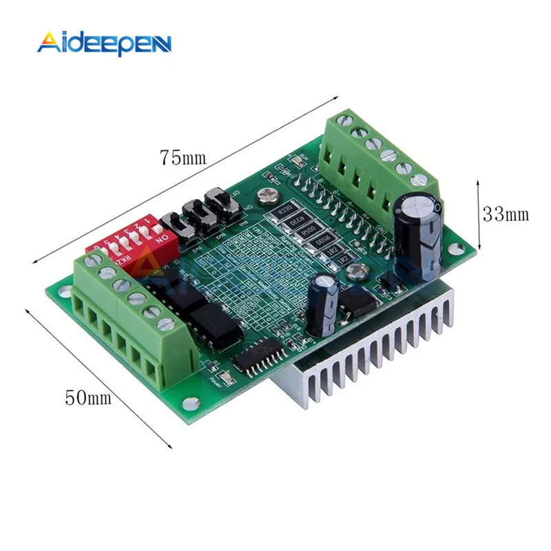 TB6560 DC 10 35V 3A шаговые двигатели CNC плата шагового двигателя одноосевой контроллер