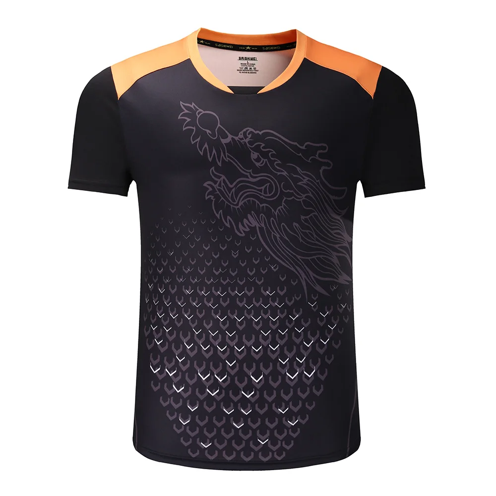 Man one shirt Китайский дракон Настольный теннис рубашки мужчины, пинг-понг спортивные рубашки, китайский Настольный теннис одежда, настольный теннис спортивные рубашки - Цвет: Man one shirt