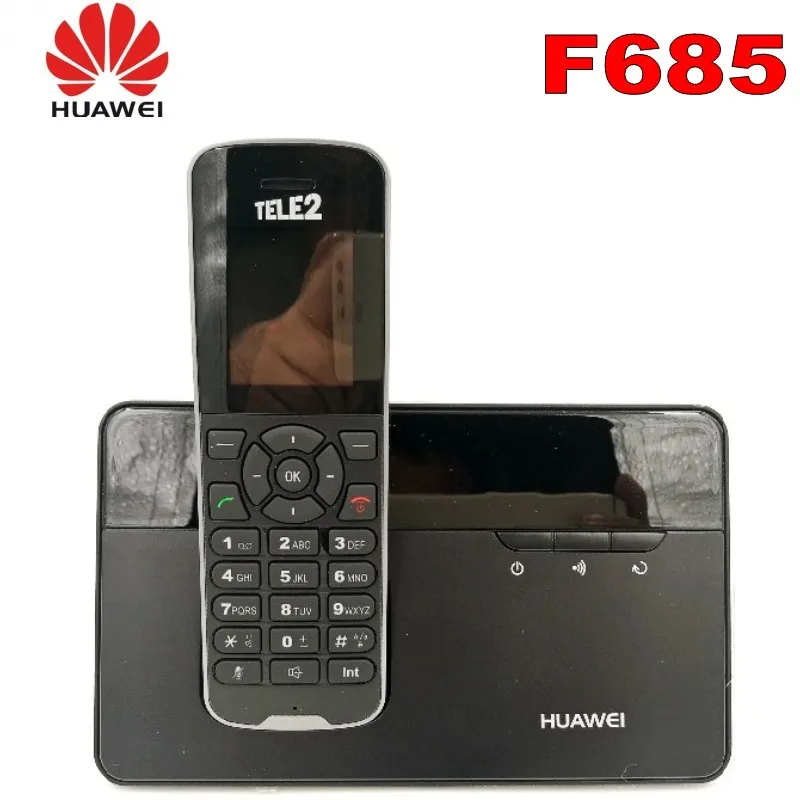 500 шт./лот беспроводной телефон и гарнитура для Huawei F685 DECT настольный домашний со