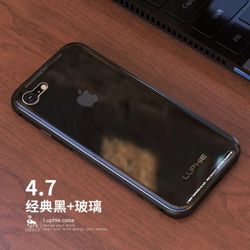 Роскошный чехол для Apple iPhone 7 8 Plus X 10 XS Max XR прозрачный чехол стеклянная задняя крышка телефона для etui iPhone 7 8 Plus чехол