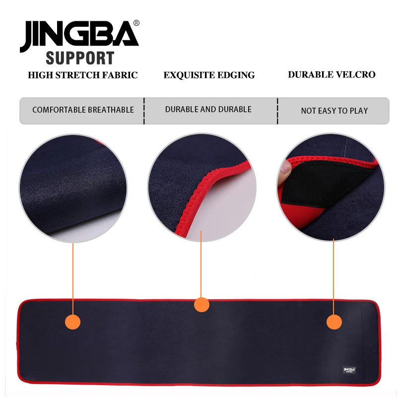 JINGBA поддержка талии триммер Slim fit брюшный пояс для похудения запотевающий в