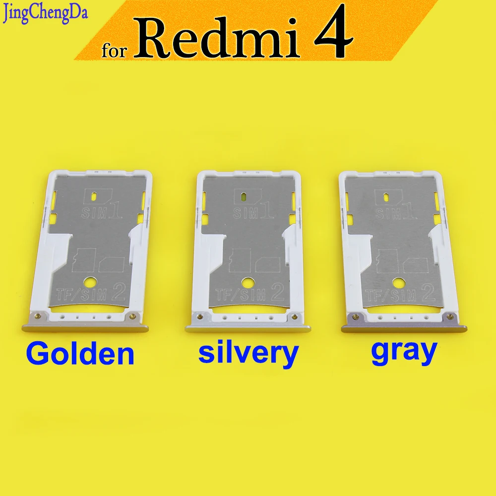 JCD Nano SIM/ Micro SIM держатель лотка для карт SD Держатель Адаптер Xiaomi Redmi 4 3 Гб/32 ГБ