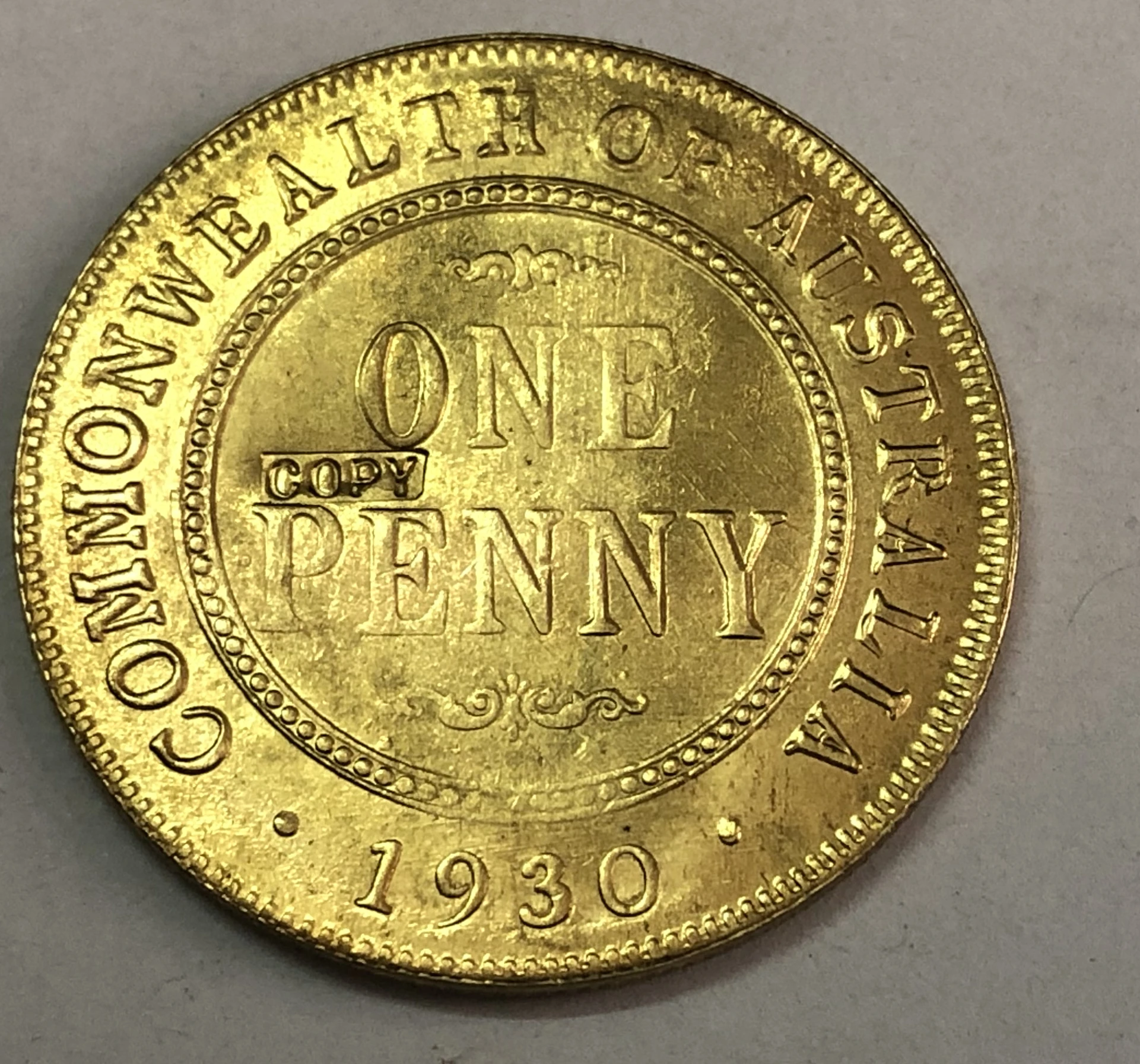 

1930 Австралия 1 пенни-Джордж V