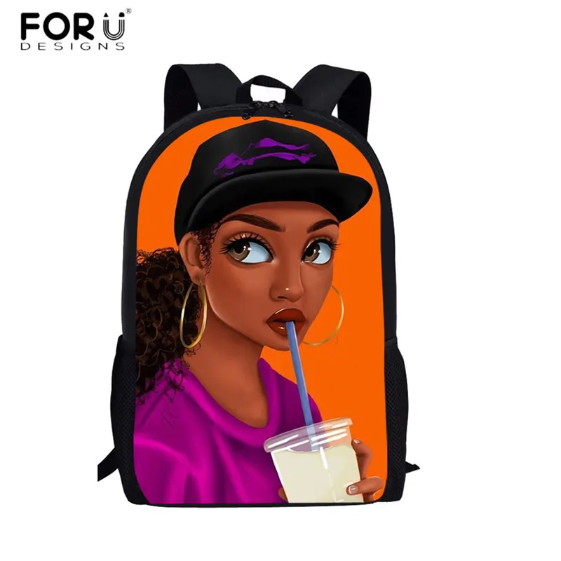 FORUDESIGNS/африканские женские школьные сумки для девочек, модные школьные сумки для подростков, 3 шт./компл., школьные сумки, функциональные Рюкзаки Mochilas - Цвет: HMG1020C