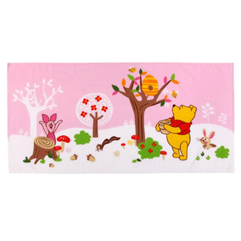 Disney Winne the pooh Супер Большое банное полотенце пляжное 70x140 см мягкое удобное