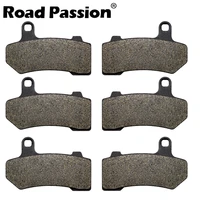 road passion motorbike front rear brake pads for harley fltr road glide 2008 2009 fltrx 2015 2018 custom 2010 2011 2012