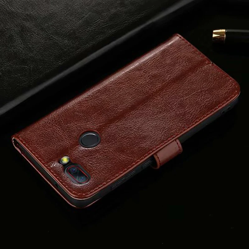 ZTE Nubia Z17 Lite Роскошный чехол из искусственной кожи с откидной крышкой для Z17s