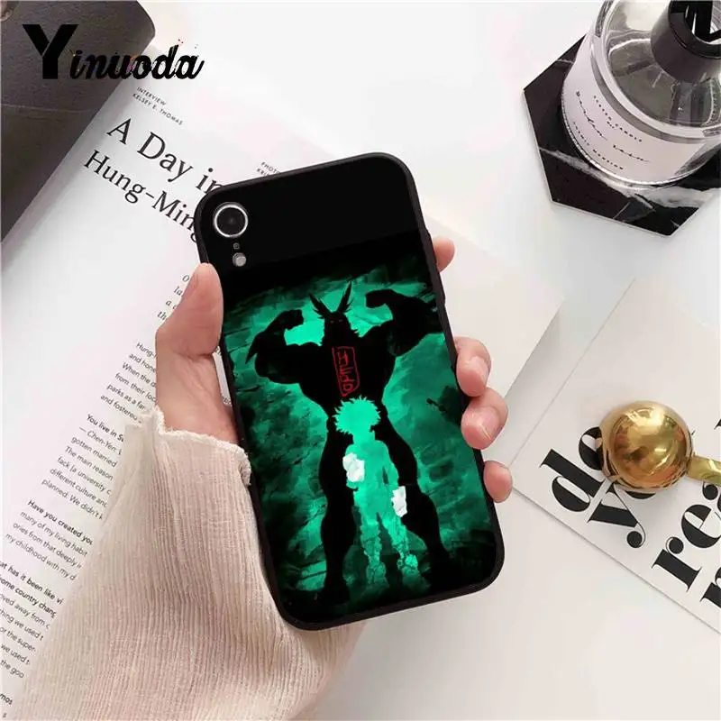 Yinuoda аниме My Hero academic классный чехол для телефона iPhone 8 7 6 6S 6Plus X XS MAX 5 5S SE XR 10 11 pro max |