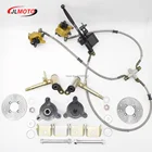 1 комплект, 3 штифта рулевой стойки, шпинделя, 108 мм дисковый тормоз и ступица колеса, подходит для DIY электрического ATV UTV Golf багги, велосипеда, детали