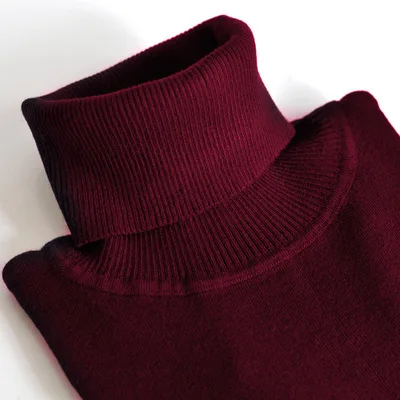 

New Autumn Winter Turtleneck Women Sweater Slim High Elasticity Pullovers Female Warm Knitted Pull Female Soft Sweater Women
