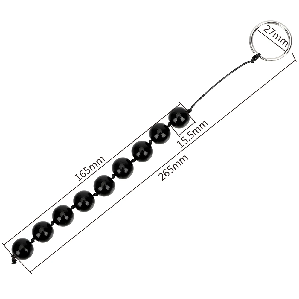 IKOKY Nine Anal Balls Sex Toys for Woman Adult Products Prostate Massage Glass Bead Butt Vaginal Plug |