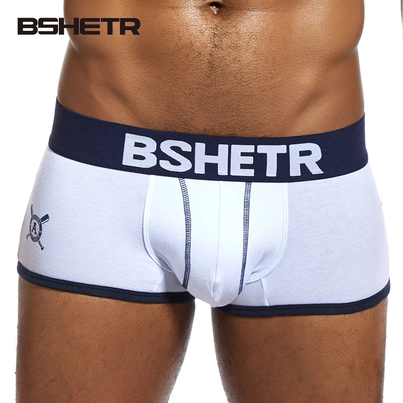 3 шт./лот боксеры шорты BSHETR брендовые Мягкие штаны хлопковое нижнее белье для