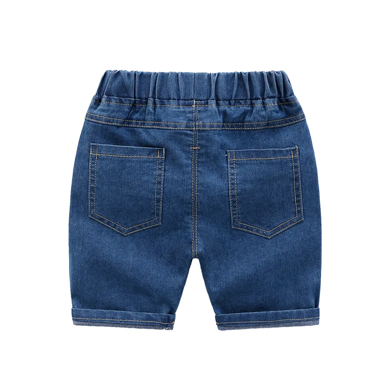 2019 летние джинсовые шорты для мальчиков маленьких девочек Детские штаны