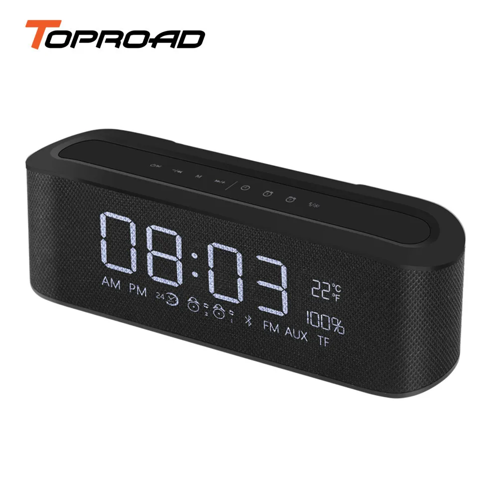 Toproad портативный Bluetooth динамик беспроводной стереозвуковая панель двойной