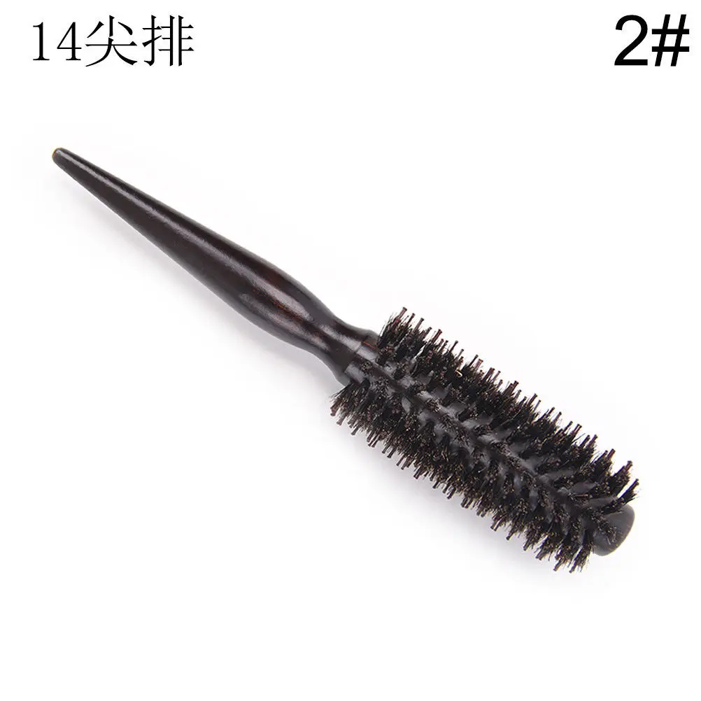 1 шт. расческа для волос круглая Антистатическая кудрявая щетка натуральная