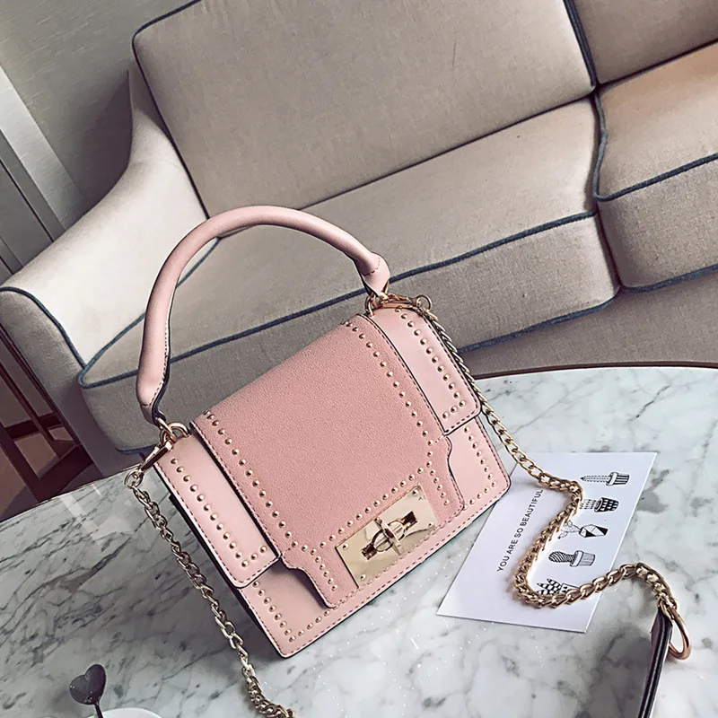 Otherchic ручка сверху дизайнер Сумки универсальные коробка на плечо цепи сумка