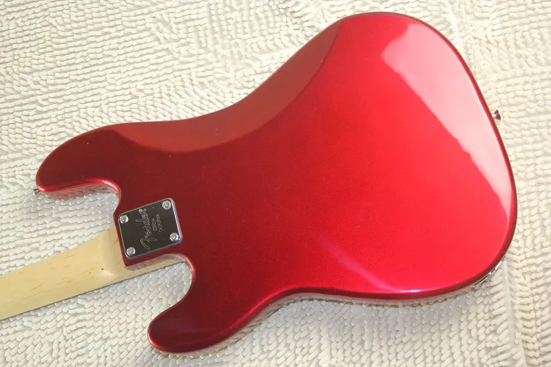 Высокое качество оптовая продажа custom shop красное вино 4 струны прецизионные басы